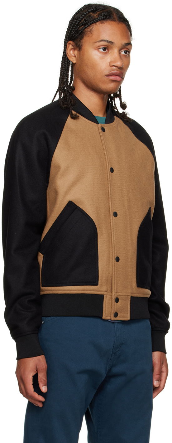 Bomber bunda Paul Smith PS Paul Smith Varsity Bomber Jacket Hnedá | M2R-192XM-L21059-64, 1