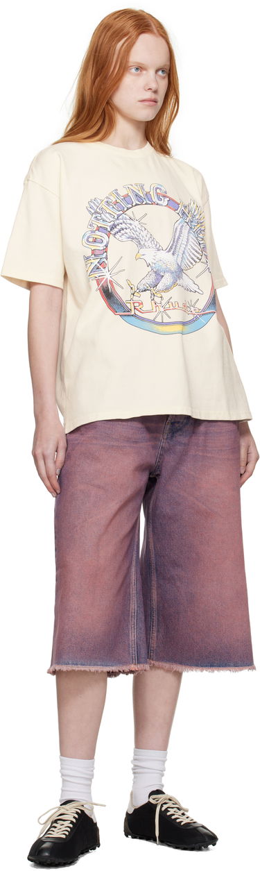 Tričko Rhude Rhude 'Notting Hill' Graphic Eagle T-Shirt Béžová | RHPF25TT13012, 3