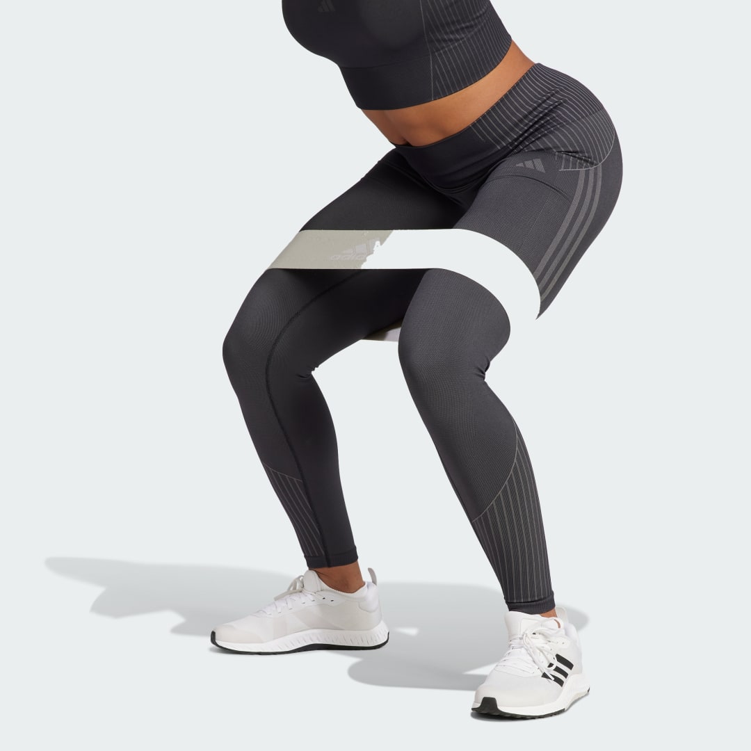 Legíny adidas Originals Seamless Branded 7/8 Leggings Čierna | IA7165, 1