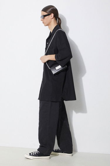 Košeľa Rick Owens Relaxed Fit Shirt Čierna | DU01D1290.P.09, 1