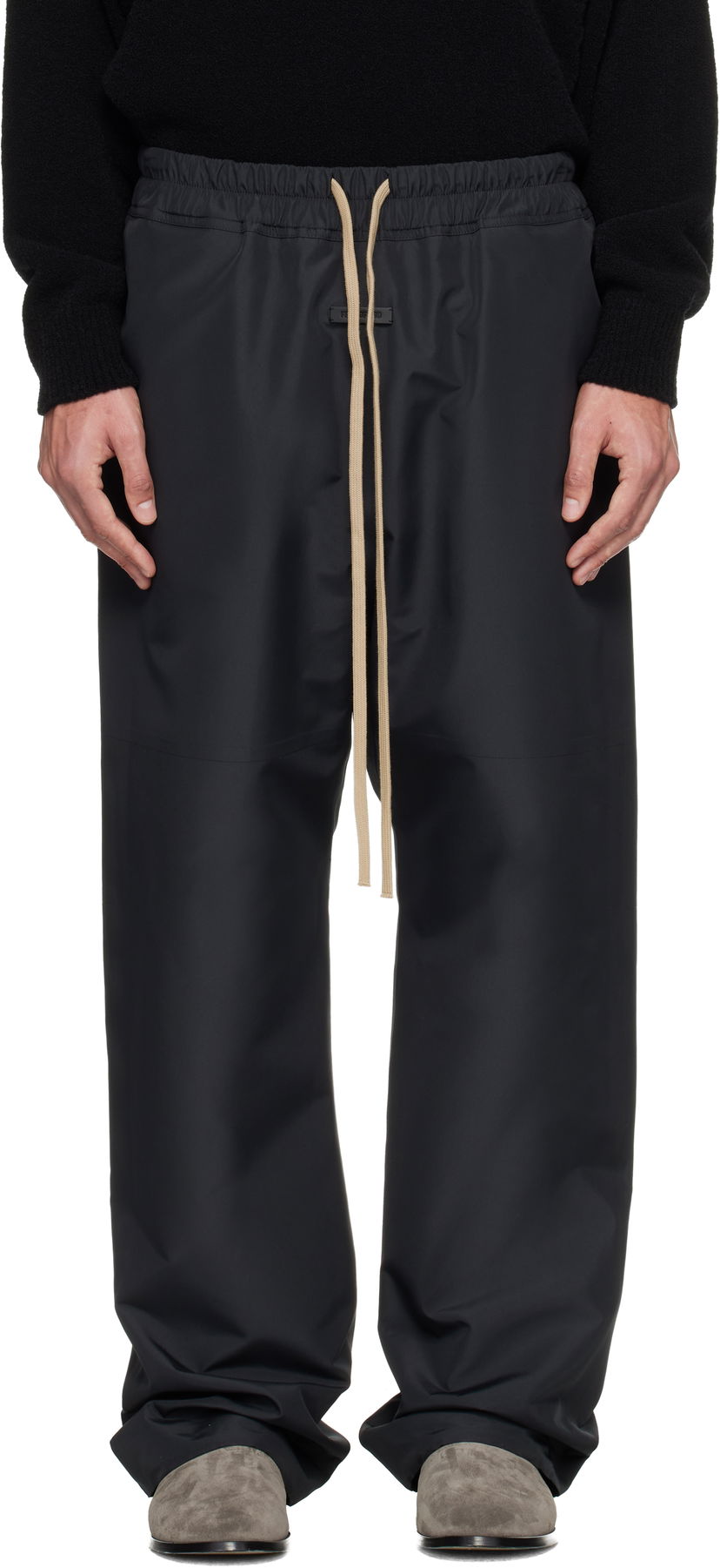Tepláky Fear of God Fear of God Technical Split Knee Lounge Pants Čierna | FG25FW35-356BPC-001