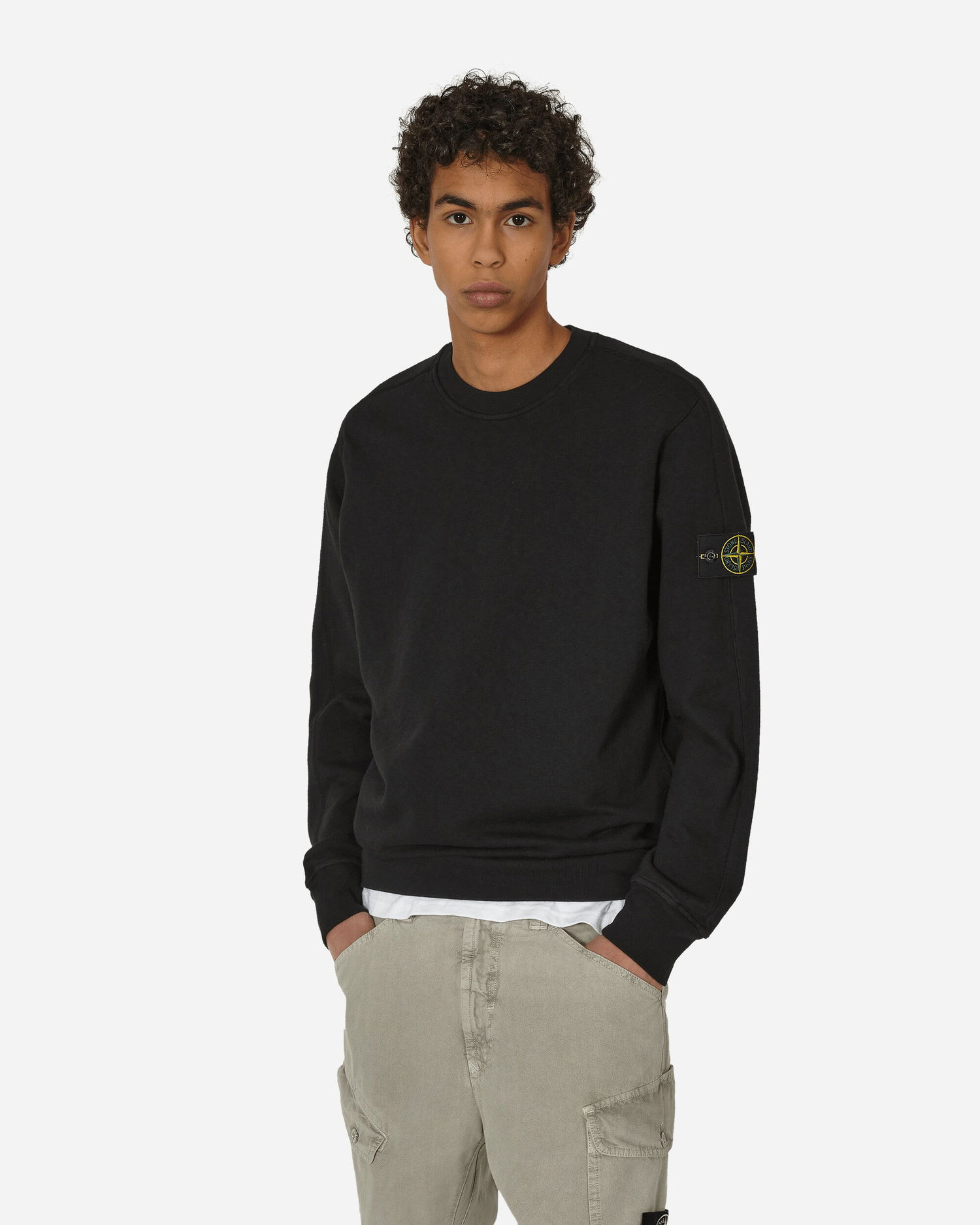 Mikina Stone Island Patch Sweatshirt Béžová | 801566060, 1