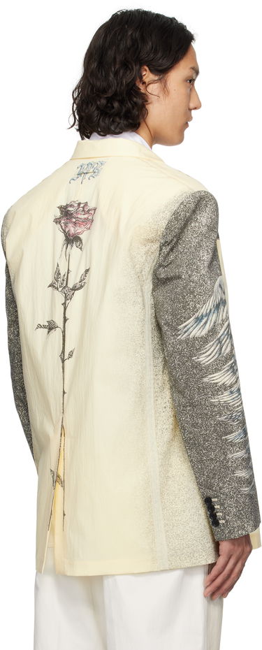 Bunda Jean Paul Gaultier Jean Paul Gaultier Multi-Tattoo Print Blazer Žltá | 25/34-U-VE105-C588-030030, 2