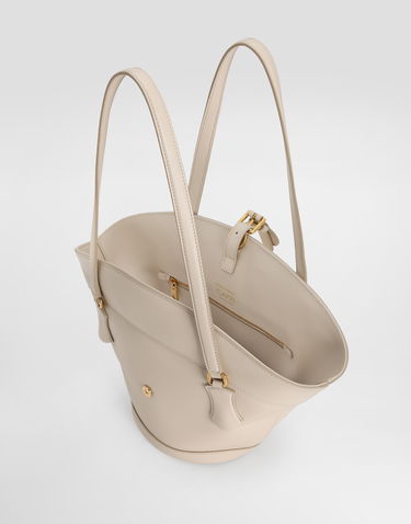 Kabelka Dolce & Gabbana Dolce & Gabbana Capri Coffa Calfskin Bag Béžová | BB7815AK27480004, 3