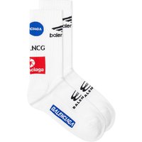 Ponožky Balenciaga League Socks Biela | 767035-4D7B4-9000, 2