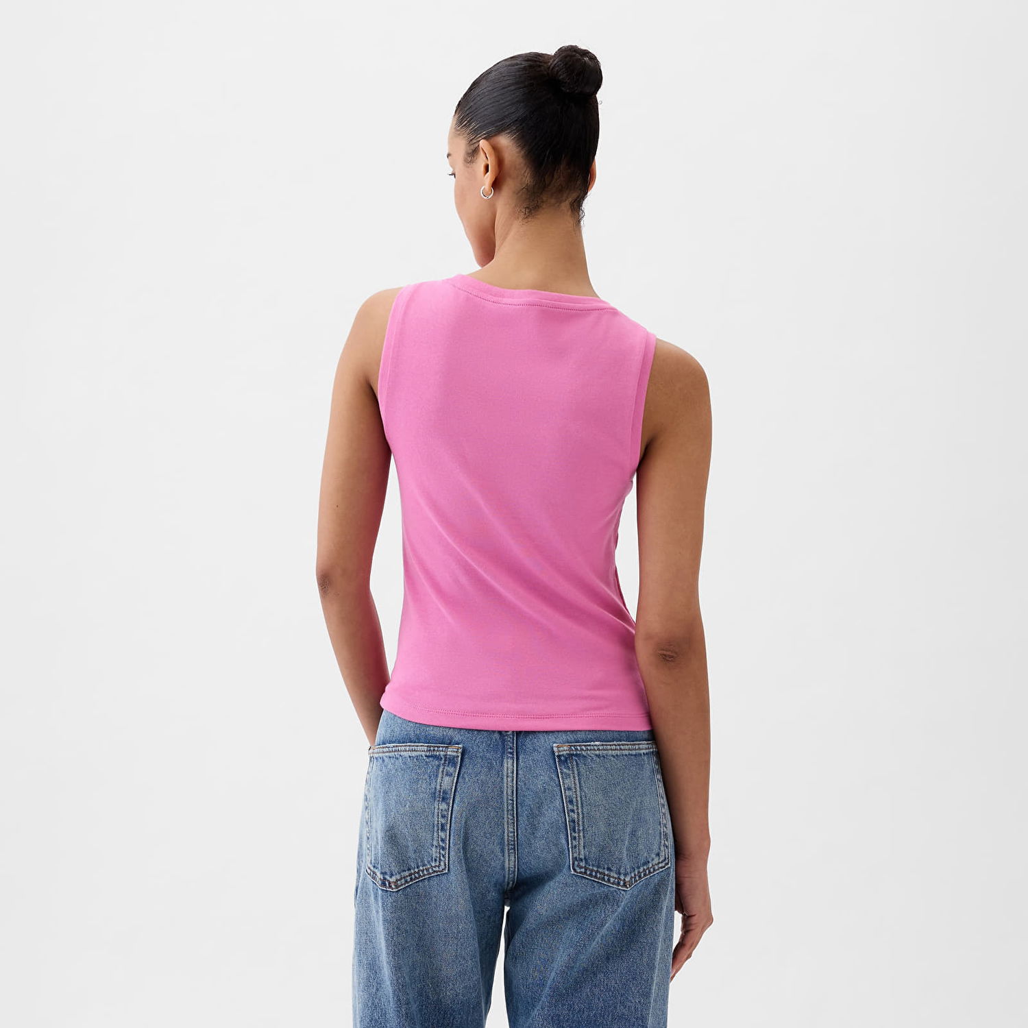 Tielko GAP Sleeveless Modal Shell Indie Pink Ružová | 540735-10, 1