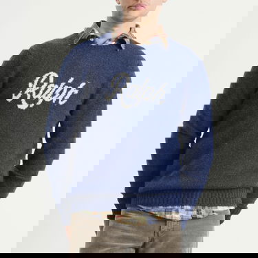 Sveter Polo by Ralph Lauren Authentic Cursive Ralph Logo Knit Jumper Modrá | 710979098001-BLU, 2