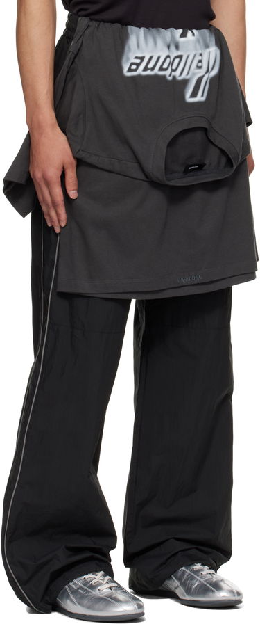 Nohavice We11done We11done Layered Track Pants Čierna | WD-PT2-25-250-U-BK, 1