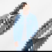 French Terry Fullzip Logo Hoodie Soft Cornflower