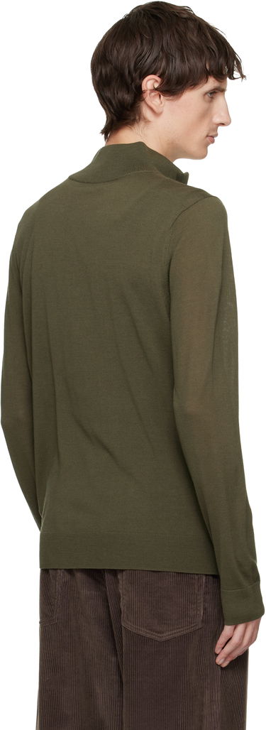 Sveter Paul Smith Paul Smith Merino Wool Half-Zip Sweater Zelené | M1R-239Z-P02093-63, 2