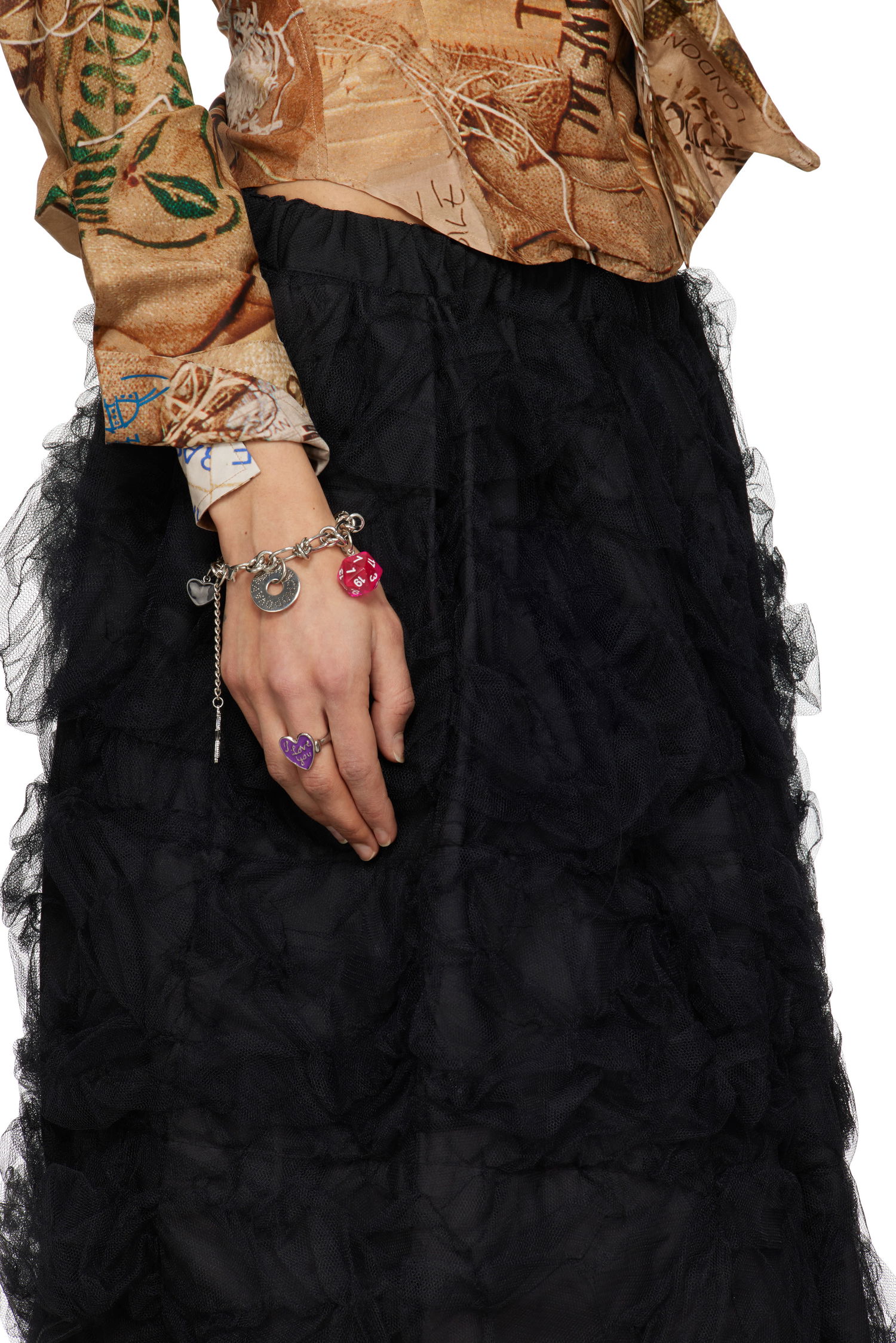 Prsteň Chopova Lowena Chopova Lowena Lovers Heart Ring Fialová | 6551, 1