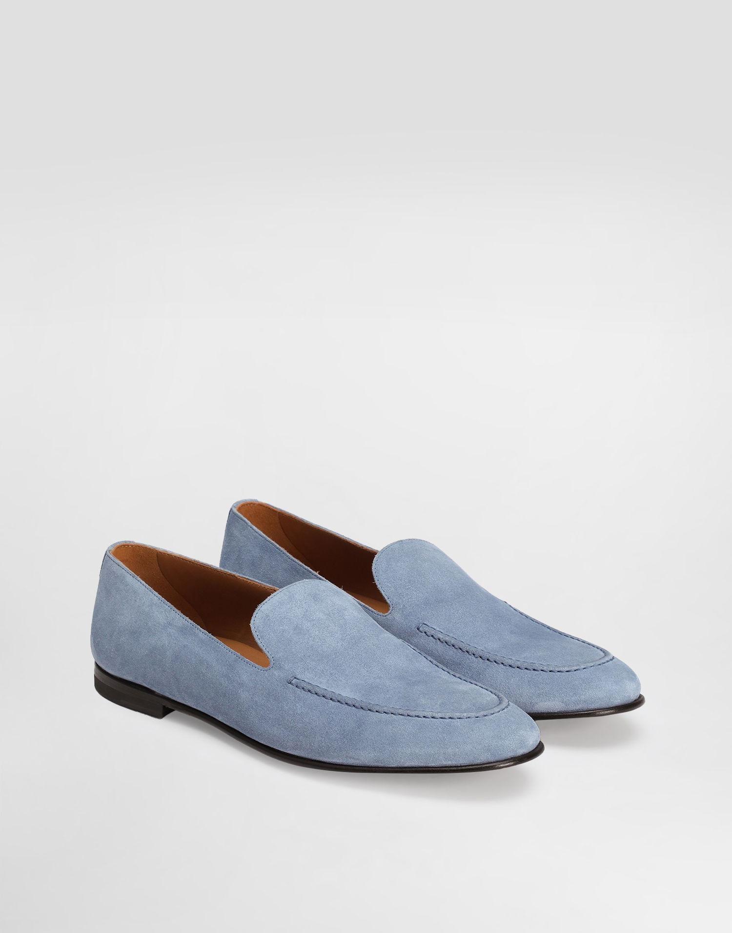 Doplnky Dolce & Gabbana Dolce & Gabbana Split Calfskin Slippers Modrá | A50716AT44180675, 1