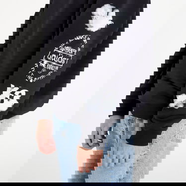 Mikina Y-3 Y-3 Graphic Crew Sweatshirt Čierna | JX4749, 3