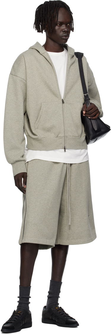 Mikina Fear of God Fear of God ESSENTIALS Fleece Zip-Up Hoodie Šedá | 192SP254785F, 3