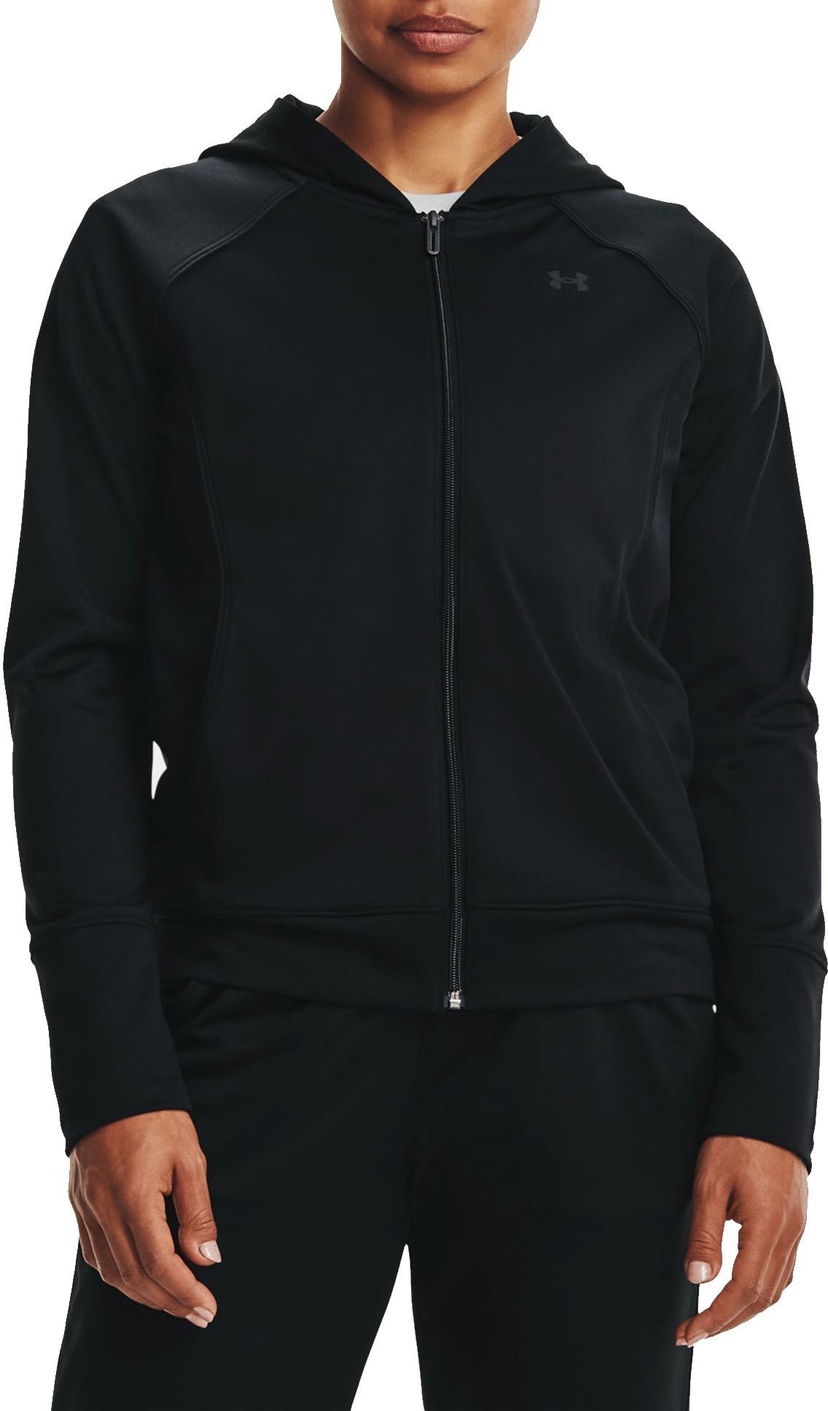Bunda Under Armour Tricot Hooded Full-Zip Jacket Čierna | 1360909-001