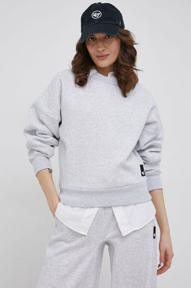 Mikina adidas Performance Studio Lounge Fleece Sweatshirt Šedá | HE0423, 0
