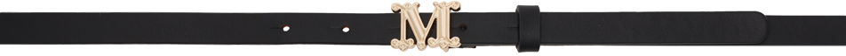 Opasok Max Mara Max Mara Leather Monogram Belt Čierna | 2424506011600, 0