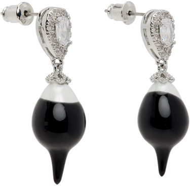Náušnice Ottolinger Ottolinger Pearl Drop Earrings Čierna | 2501010, 1