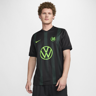 Dres Nike Dri-FIT VfL Wolfsburg Stadium 2024/25 Away Kit Čierna | FZ2820-010, 4