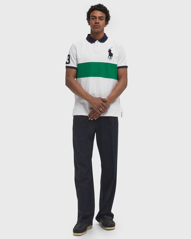 Polo tričko Polo by Ralph Lauren Polo Ralph Lauren Cut and Sew Polo Shirt Biela | 710969619001, 2