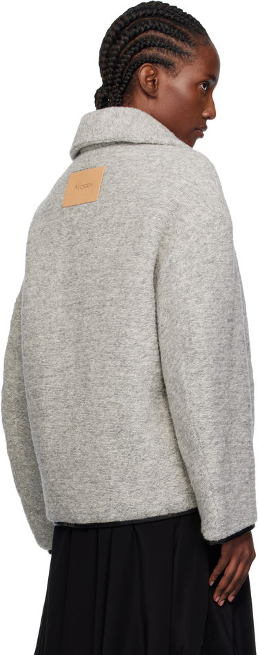 Bunda JW Anderson JW Anderson Contrast Trim Casual Jacket Šedá | JK0412-PG1820, 2