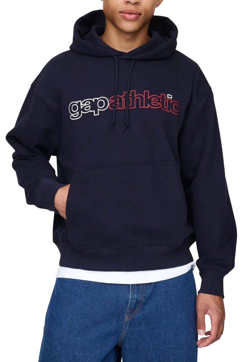Mikina GAP Logo Athletic Hoodie Navy | 646080-00, 0