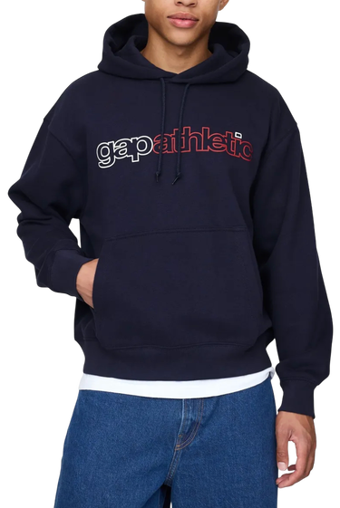 Mikina GAP Logo Athletic Hoodie Navy | 646080-00, 0