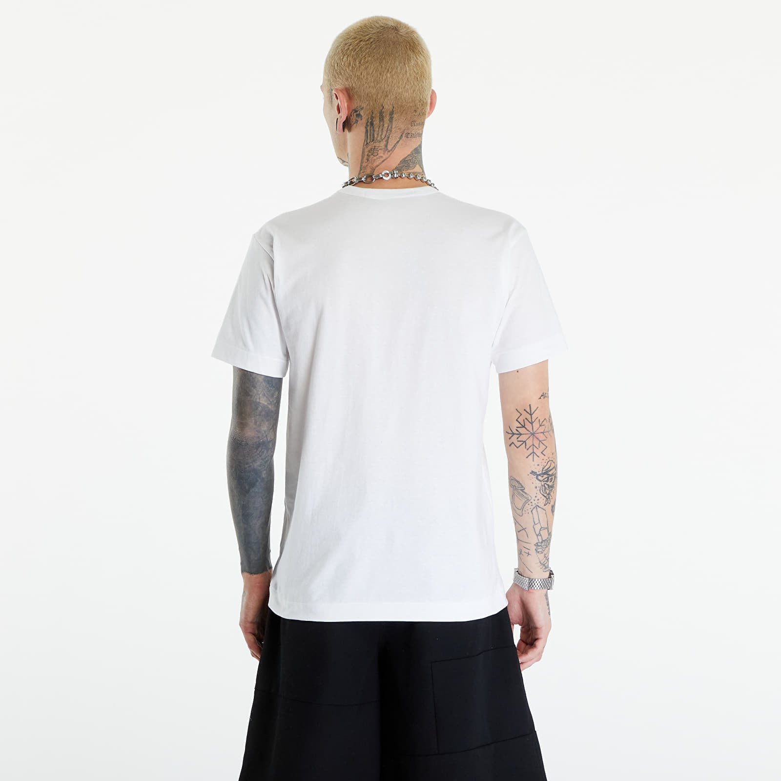PLAY Short Sleeve Logo Print T-Shirt UNISEX White