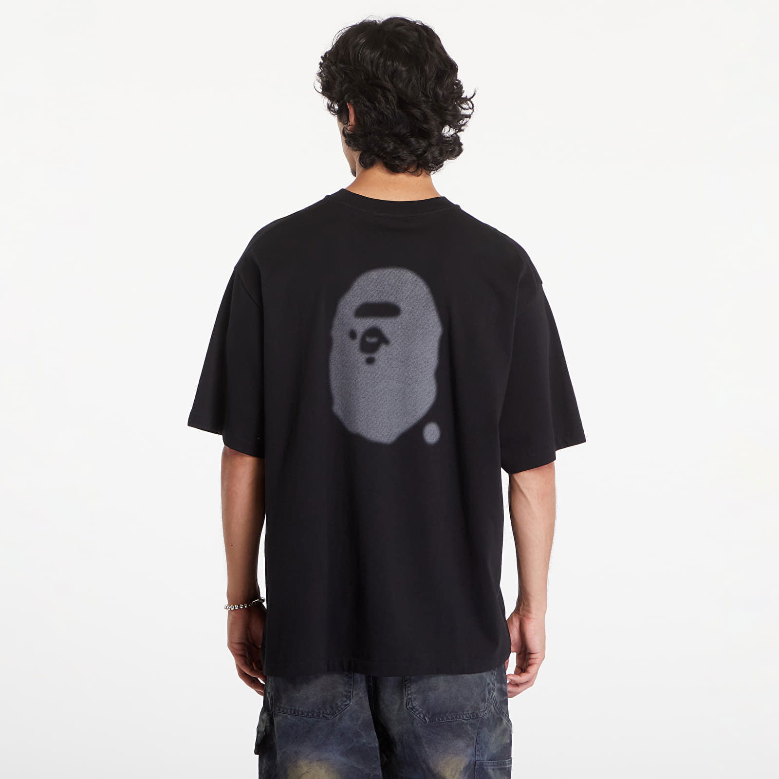 A BATHING APE Logo Relaxed Fit Short Sleeve Tee