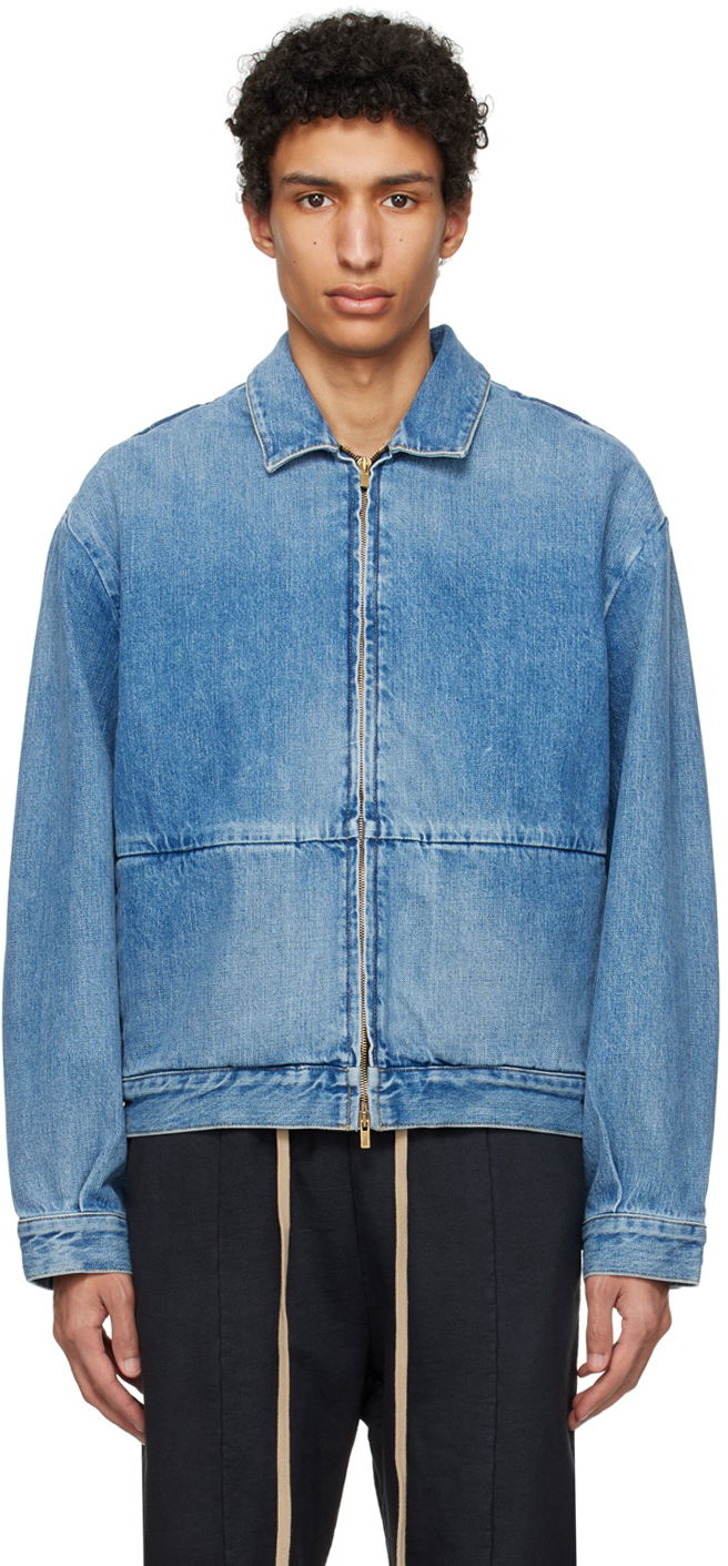 Bunda Fear of God Blue 8th Denim Jacket Modrá | FG830-001DNM, 0