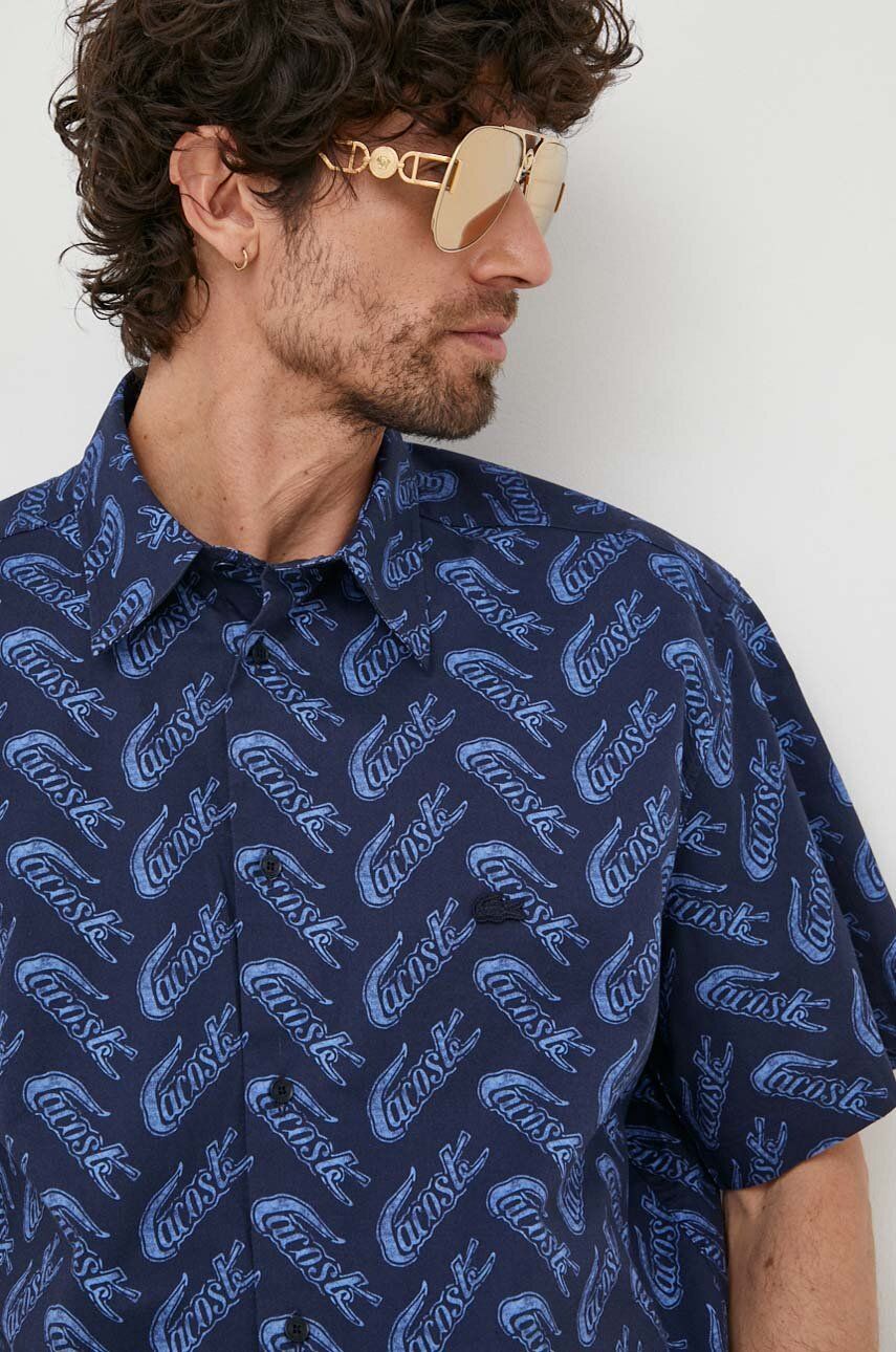 Košeľa Lacoste Vintage Print Shirt Navy | CH5793, 0