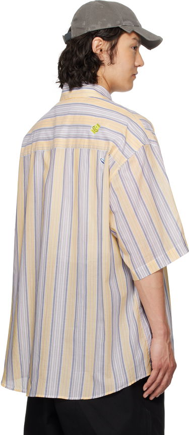Košeľa Martine Rose Martine Rose Cotton Stripe Shirt Žltá | 440WS21306, 2
