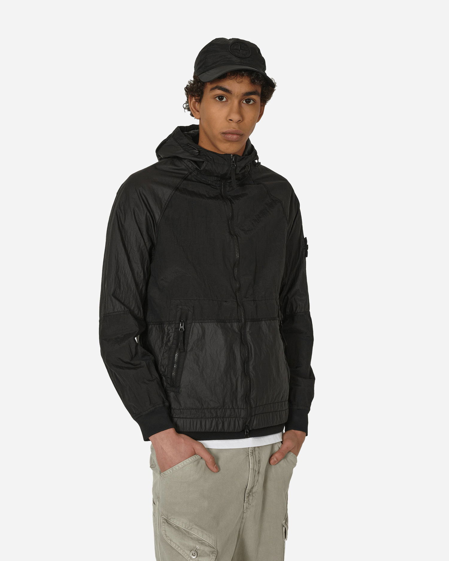 Bunda Stone Island Patch Jacket Čierna | 801542020, 1