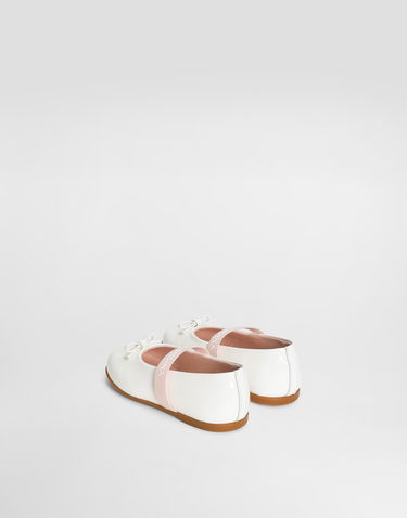 Doplnky Dolce & Gabbana Dolce & Gabbana Patent Leather Ballet Flats First Steps (19-26) Biela | D20093A483187682, 2