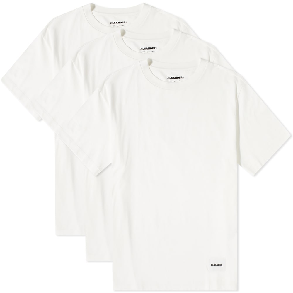 Tričko Jil Sander 3 Pack Tee Biela | J47GC0001-J45048-100, 0