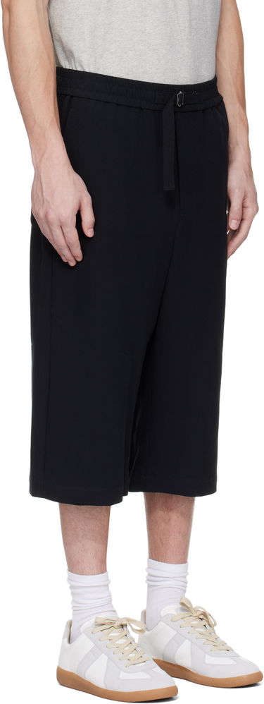 Šortky AMI AMI Paris Elasticated Shorts Béžová | HSO310.CO0106, 4