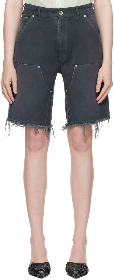 Šortky Maison Margiela Maison Margiela Studded Denim Shorts Šedá | S50MU0087 M35255, 0