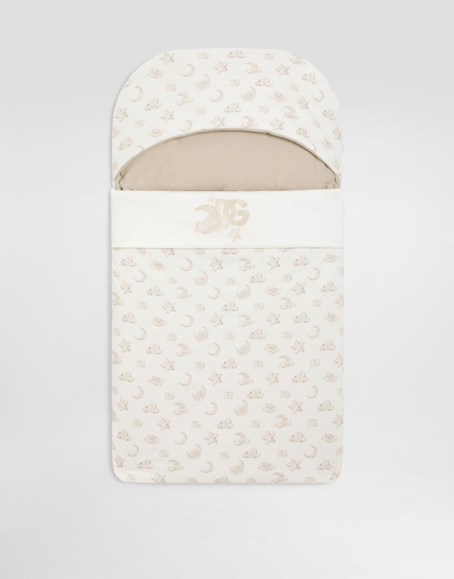 Pyžamo Dolce & Gabbana Dolce & Gabbana Moon And Stars Print Jersey Sleeping Bag Béžová | LNJAG5G7O1OHA5LC, 0