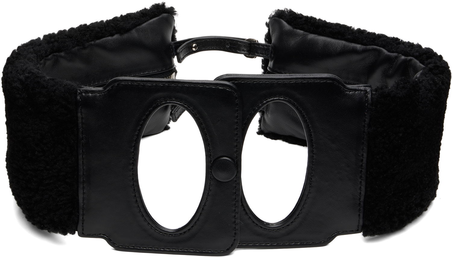 Ľadvinka KIKO KOSTADINOV Kiko Kostadinov Isadora Fuzzy Cut-out Belt Bag Čierna | KKWAW25BG05-184, 0