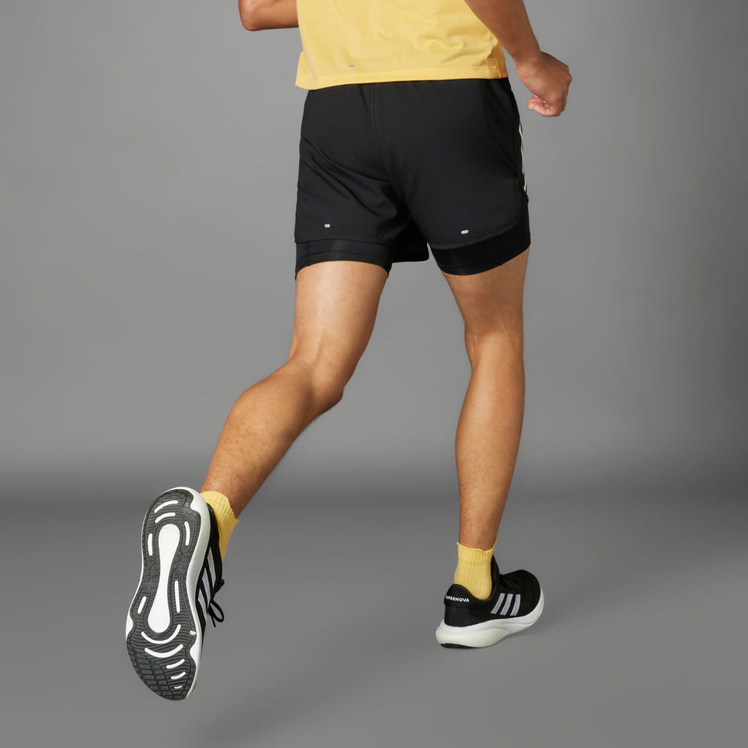 Own the Run 3-Stripes 2-in-1 Shorts