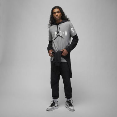 Tričko Jordan Air Stretch Graphic Tee Šedá | DV1445-091, 2