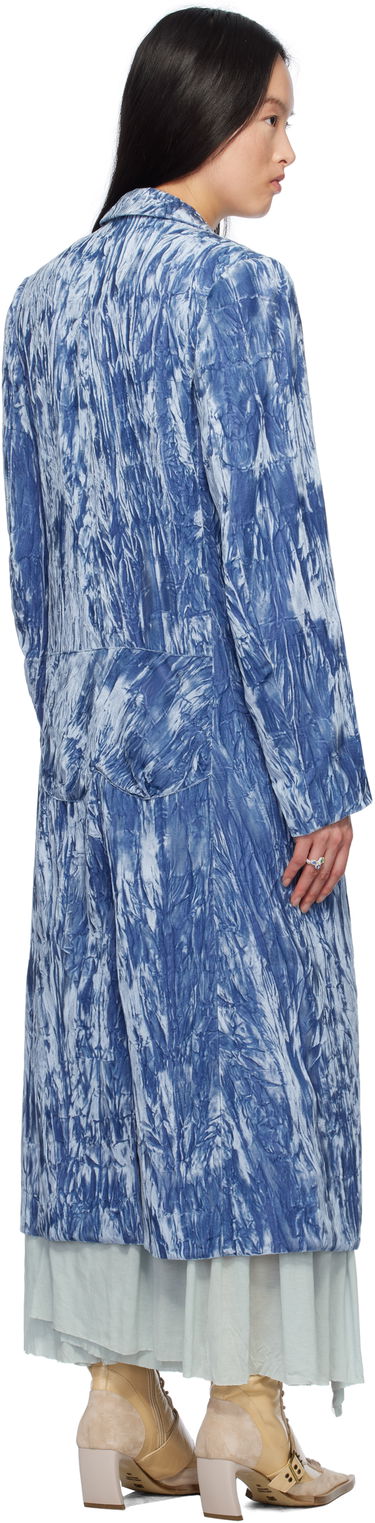 Kabáty Collina Strada Collina Strada Wolverine Velvet Coat Modrá | XX5217, 2