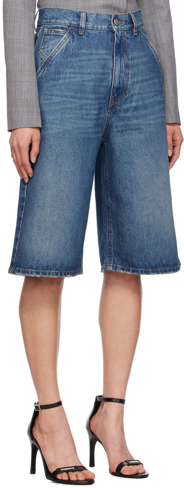 Šortky Coperni Knee-Length Denim Shorts Modrá | COPP86252, 1