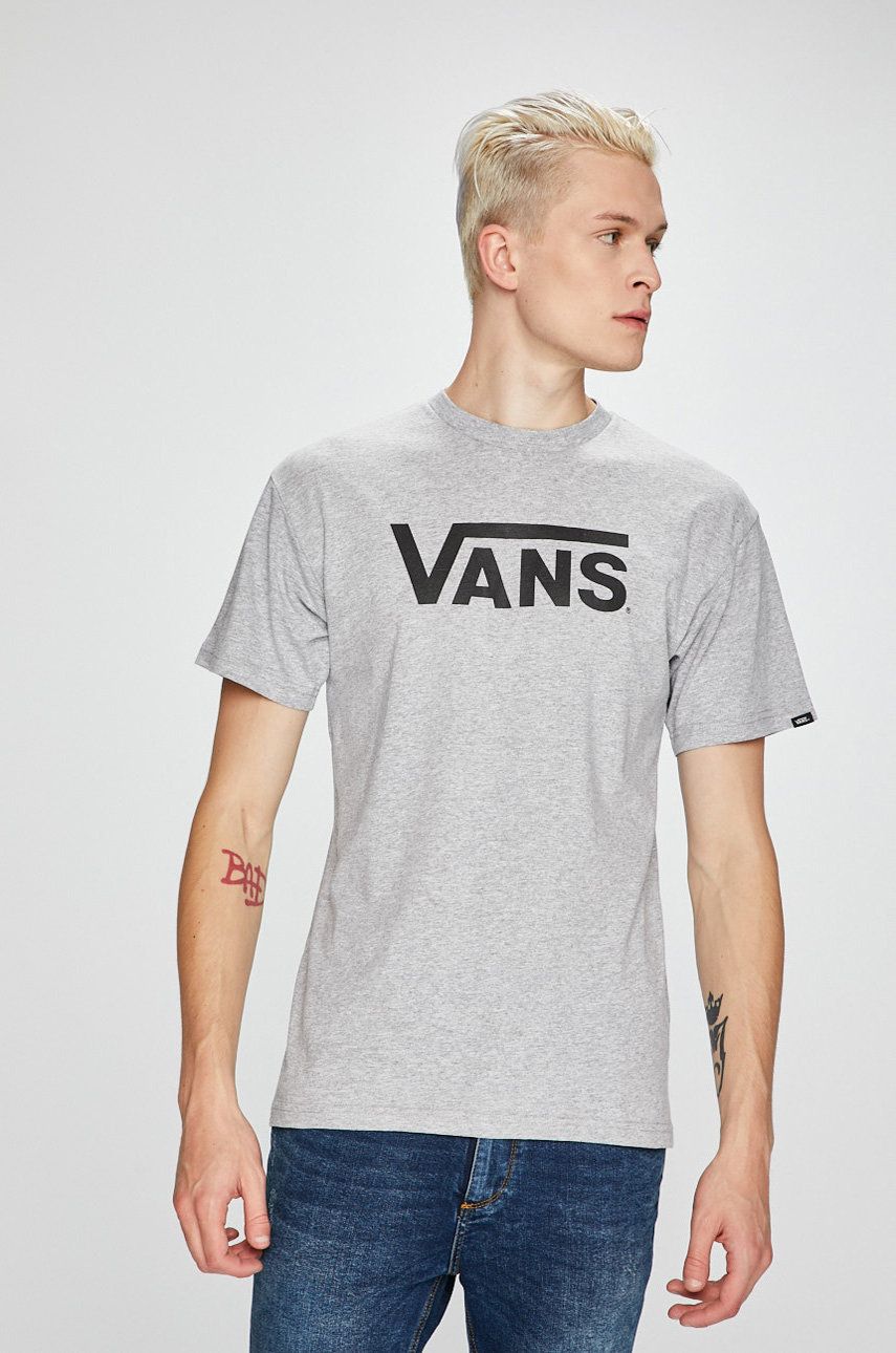 Tričko Vans Classic Logo T-Shirt Šedá | V00GGGATJ, 0