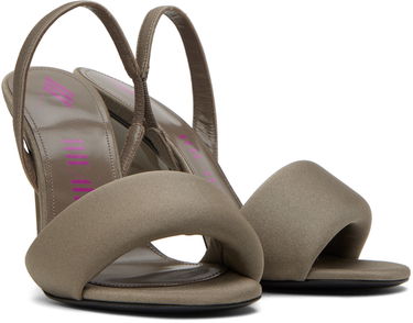 Doplnky The Attico Attico Rem Heeled Slingback Sandals Šedá | 237WS522 PA45, 3