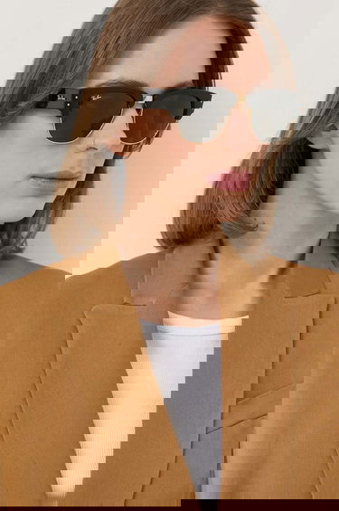 Slnečné okuliare Ray-Ban Half-Rim Sunglasses MEGA CLUBMASTER Čierna | 0RB0316S, 2