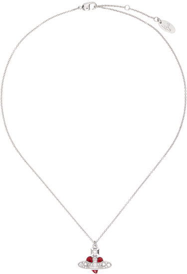 Náhrdelník Vivienne Westwood Diamante Heart Pendant Necklace Rôznofarebný | 630203BM-02P383-CN, 0