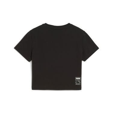 Crop Top Puma PUMA X HELLO KITTY AND FRIENDS Women's Cropped T-Shirt Čierna | 631613_01, 6