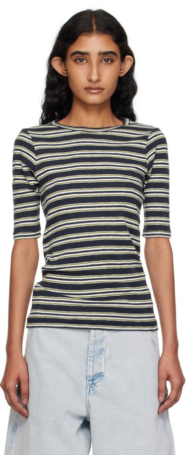 Tričko YMC YMC Striped Tee Navy | Q6YMK, 0