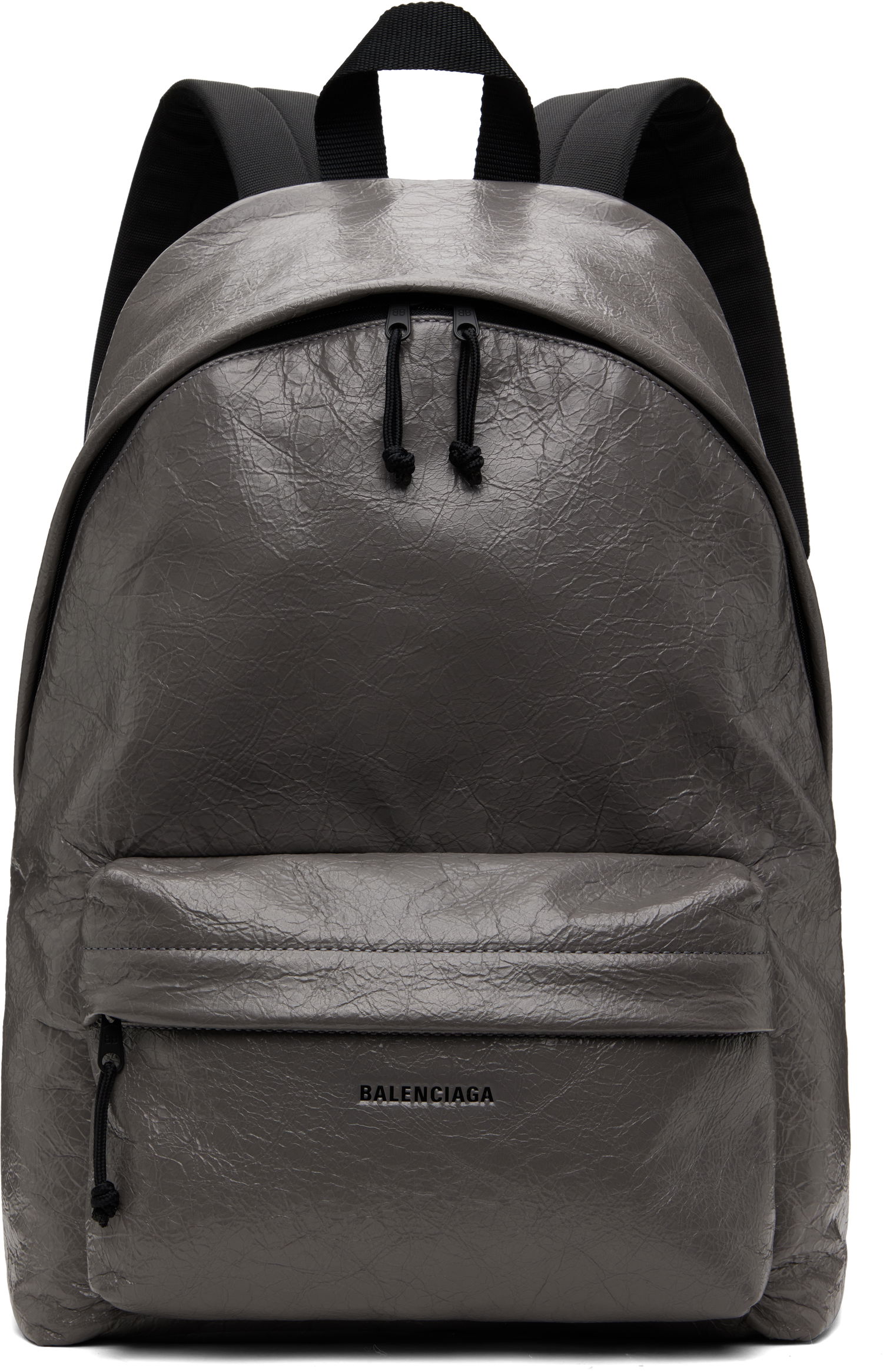 Batoh Balenciaga Explorer Leather Backpack Šedá | 5032211VG071404, 0